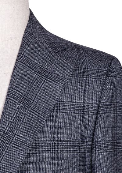 Leighton - Mid Grey check Suit